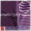 96% polyester 4% spandex yarn dyed stripe jersey fabric with permanent wicking treatment