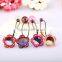 Beautiful ball beads ponytail holder glitter baby kids elastic hair rubber band diamante flower pattern hair tie