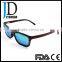 Hot Sale Slim Lamination Wooden Sunglasses High Quality Walnut Wooden Sunglasses With Spring Hinge