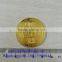 Gold plating embossed double side custom metal coin