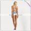 Red V Neckline Sexy Tankini Swimwear