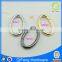 Wholesale Handbag Accessories Oval Shape Gate Spring Ring Clasp