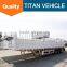 interlink livestock cargo fence truck trailer , 3 axle Fence semi Trailer for sale --FOB 10000