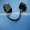 Factory EXW price 16p obd right angle M to F flat cable