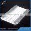 Laser engrave logo custom 15cm clear luggage tag loop