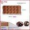 BT0075 15 Holes Mini Round Shape Chocolate Mold Round Shape Silicone Bakeware Ice Cube Trays Silicone Chocolate Mold