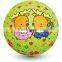 playground ball wholesale/natural 6" rubber playground ball for children