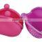 2016 Assorted Colors Latest Design Dumpling Shape Silicone Coin Purse Key Smart Wallet