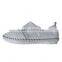 soft leather mark thread lady shoes ,handmade casual shoes with dirty effect