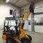 Best Price Chinese 800kg 908 Mini Wheel Loader Quick-hitch JOYSTICK With CE