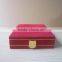 Nice storage box made of red velvet from Vietnam