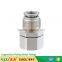 JULY Manufactory Wholesale BSPT NPT Thread Brass Extension Nipple Fittings