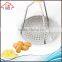 NBRSC Factory Wholesale Food Grade Stainless Steel Potato Masher Ricer Potato Press with Wood Handle