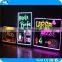 Outdoor LED display advertising writing board with remote controller / kids LED writing boards