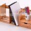 High quality and cheap clear wooden storage for book