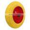 pu wheel 3.50-8 with plastic or metal rim