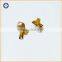 Gold Metallic Plastic Coated Twist Tie Wire for Bread Bag Clip
