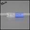  china rectangle simple 20ml glass perfume bottle blue plastic cap cosmetic packaging