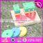 Hot sale preschool geometry shape sort toys wooden baby blocks W13D107