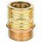 Brass hose coupling set