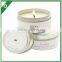 Multi Colored Scented Candle in Glass Vessel With Gift Box