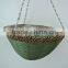 Round hanging basket for indoor and outerdoor decoration