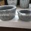 Round cement flower pot for decorative