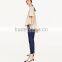 OEM Wholesale Custom Made Asymmetric Frilled Top Latest Design Girls Woman Top