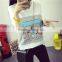OEM china wholesale lady tops brand fashion t-shirt for women