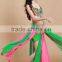 STELISY 2015 high quality exotic ladies long fringe belly dance tribal skirt