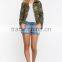Latest Fashion Girls Classic Camouflage Jacket