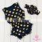 Wholesale baby pompom bodysuit,cute girl baby pompom romper baby suit