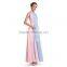 Long maxi dress woman 2017 pink boho maxi dress