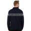 custom oversized dark bule buttons windbreaker jacket for men