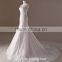 white satin appliqued beaded lace sleeveless wedding dresses