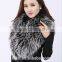 2016 New Product Noble Cape Brand Name shawl Hand Made Wholesale Cashmere And Fox Fur Trim