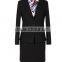 Custom Ladies Black Formal Business Uniform Women Bank Uniform