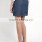 2017 top fashion lady cotton chambray drawstring mini denim skirt jeans mini skirts hot women skirt