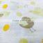 double cotton gentle muslin gauze for baby 21s/32s/40s printed/ grey muslin gauze double layers