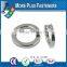 Made in Taiwan Bright Blue Zinc Stainless Steel Spring Standard Medium Split Lock Washer