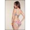 2014 new print floral swimsuit free shipping swimwear