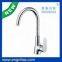 Brass single hole kitchen mixer