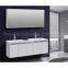 Modern Wall Hang Vanity with double Bathroom Cabinet in white