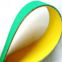 High Speed Nylon Sandwich Flat Power Rubber Transmission Belts Design Type Yellow/Green