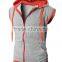 men and ladies designer summer coat plain sleeveless hoodie top design tracksuit