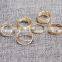 Punk Gold Silver Stack Above Knuckle Ring Band Midi Finger Rings Set 6PCS/Set