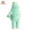 Wholesale light green frog stuffed toy plush pillows