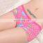 Cotton printed lady antibacterial underwear women panties