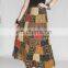 Wholesales patchywork hippie clothing Maxi Summer Womens Skirts .