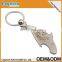 China Factory Premium Souvenir Custom Metal bottle opener keyring